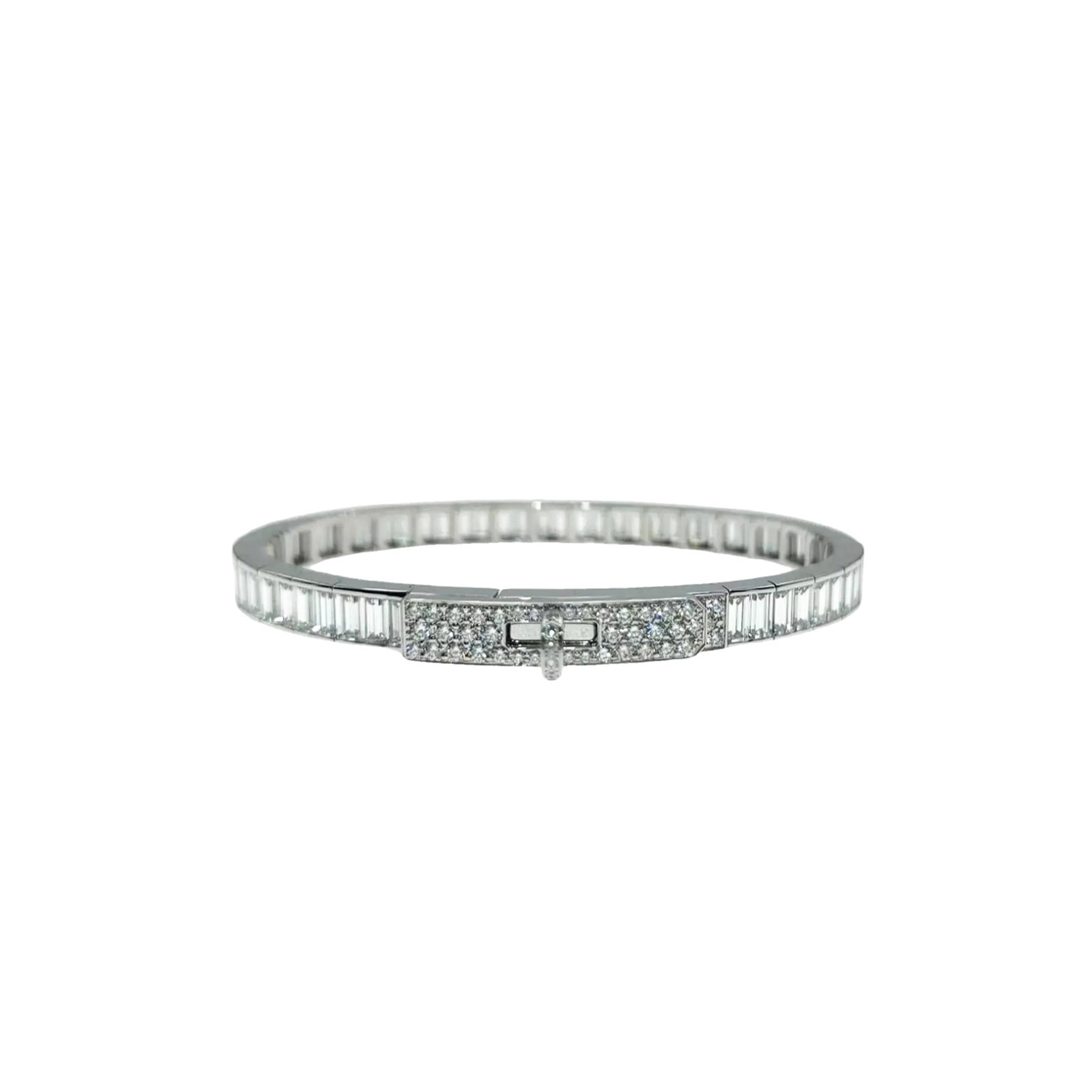 HERMÈS 'KELLY' DIAMOND BRACELET 
